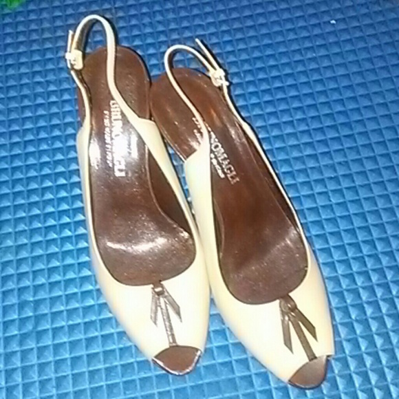 Brunomagli Leather sling backs - Picture 1 of 6